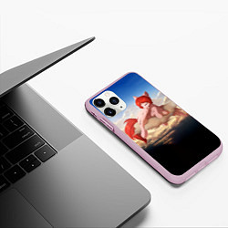 Чехол iPhone 11 Pro матовый Red Pony, цвет: 3D-розовый — фото 2