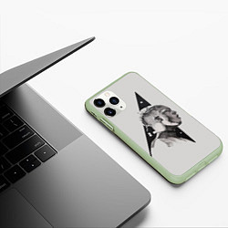 Чехол iPhone 11 Pro матовый XXXtentacion, цвет: 3D-салатовый — фото 2