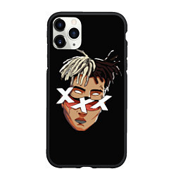 Чехол iPhone 11 Pro матовый XXXTentacion Head, цвет: 3D-черный