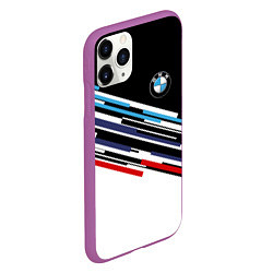 Чехол iPhone 11 Pro матовый BMW BRAND COLOR БМВ, цвет: 3D-фиолетовый — фото 2