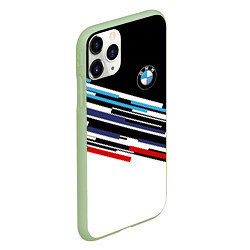 Чехол iPhone 11 Pro матовый BMW BRAND COLOR БМВ, цвет: 3D-салатовый — фото 2