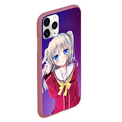 Чехол iPhone 11 Pro матовый Nao Tomori, цвет: 3D-малиновый — фото 2