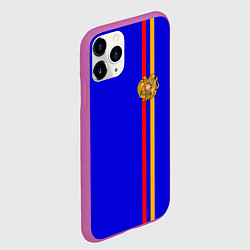 Чехол iPhone 11 Pro матовый Армения, цвет: 3D-фиолетовый — фото 2