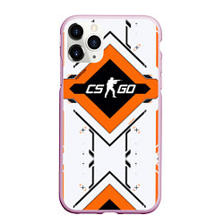 Чехол iPhone 11 Pro матовый CS:GO Techno Asiimov, цвет: 3D-розовый