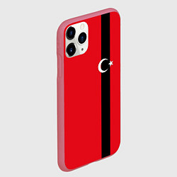 Чехол iPhone 11 Pro матовый Турция, цвет: 3D-малиновый — фото 2