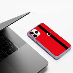 Чехол iPhone 11 Pro матовый Турция, цвет: 3D-светло-сиреневый — фото 2