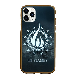 Чехол iPhone 11 Pro матовый In Flames: Cold Fire, цвет: 3D-коричневый