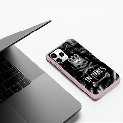 Чехол iPhone 11 Pro матовый In Flames: Skeleton King, цвет: 3D-розовый — фото 2