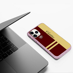 Чехол iPhone 11 Pro матовый Cadillac, цвет: 3D-розовый — фото 2