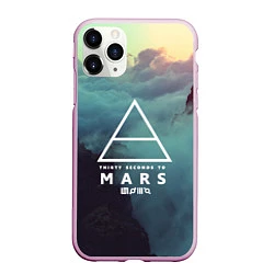 Чехол iPhone 11 Pro матовый 30 STM: Dark Heaven, цвет: 3D-розовый