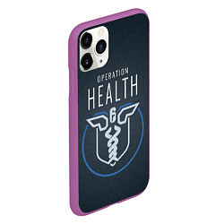 Чехол iPhone 11 Pro матовый R6S: Operation Health, цвет: 3D-фиолетовый — фото 2