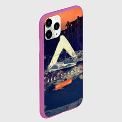 Чехол iPhone 11 Pro матовый Architects: Devil's Island, цвет: 3D-фиолетовый — фото 2
