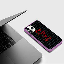 Чехол iPhone 11 Pro матовый Pink Floyd: The Wall, цвет: 3D-фиолетовый — фото 2