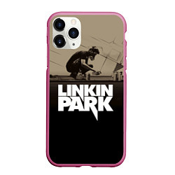 Чехол iPhone 11 Pro матовый Linkin Park: Meteora, цвет: 3D-малиновый