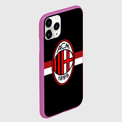 Чехол iPhone 11 Pro матовый AC Milan 1899, цвет: 3D-фиолетовый — фото 2