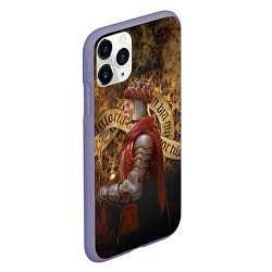 Чехол iPhone 11 Pro матовый Kingdom Come: Charles IV, цвет: 3D-серый — фото 2