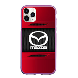 Чехол iPhone 11 Pro матовый Mazda Sport, цвет: 3D-фиолетовый