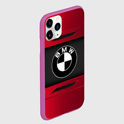 Чехол iPhone 11 Pro матовый BMW SPORT, цвет: 3D-фиолетовый — фото 2