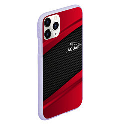 Чехол iPhone 11 Pro матовый Jaguar: Red Sport, цвет: 3D-светло-сиреневый — фото 2