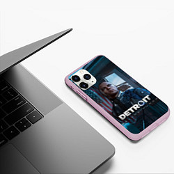 Чехол iPhone 11 Pro матовый Detroit: Markus, цвет: 3D-розовый — фото 2