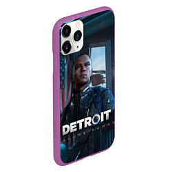 Чехол iPhone 11 Pro матовый Detroit: Markus, цвет: 3D-фиолетовый — фото 2