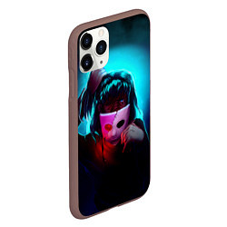 Чехол iPhone 11 Pro матовый Sally Face, цвет: 3D-коричневый — фото 2