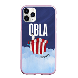 Чехол iPhone 11 Pro матовый OBLADAET Gift, цвет: 3D-розовый