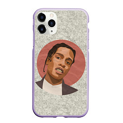 Чехол iPhone 11 Pro матовый ASAP Rocky: Runrise, цвет: 3D-светло-сиреневый