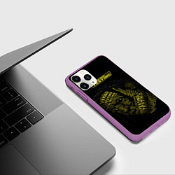 Чехол iPhone 11 Pro матовый ASAP Rocky: Testing, цвет: 3D-фиолетовый — фото 2