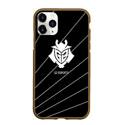 Чехол iPhone 11 Pro матовый Cs:go - G2 ESPORTS 2022, цвет: 3D-коричневый