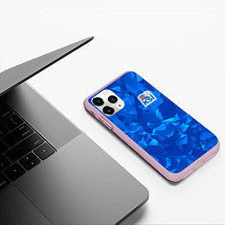 Чехол iPhone 11 Pro матовый KSI Iceland Winter, цвет: 3D-розовый — фото 2