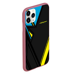 Чехол iPhone 11 Pro матовый Cyberpunk 2077: Sport, цвет: 3D-малиновый — фото 2