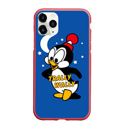 Чехол iPhone 11 Pro матовый Trally Wally, цвет: 3D-красный