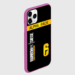 Чехол iPhone 11 Pro матовый Rainbow Six Siege: Alpha Pack, цвет: 3D-фиолетовый — фото 2