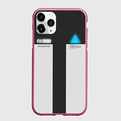 Чехол iPhone 11 Pro матовый RK900: Become Human, цвет: 3D-малиновый