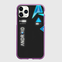 Чехол iPhone 11 Pro матовый Detroit: Android RK800