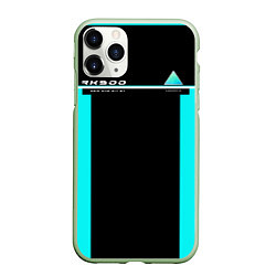 Чехол iPhone 11 Pro матовый Detroit: RK900, цвет: 3D-салатовый