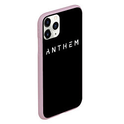Чехол iPhone 11 Pro матовый ANTHEM: Black Style, цвет: 3D-розовый — фото 2