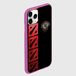 Чехол iPhone 11 Pro матовый The International league, цвет: 3D-фиолетовый — фото 2