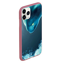 Чехол iPhone 11 Pro матовый Dota 2: Morphling, цвет: 3D-малиновый — фото 2