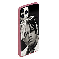 Чехол iPhone 11 Pro матовый XXXTentacion, цвет: 3D-малиновый — фото 2