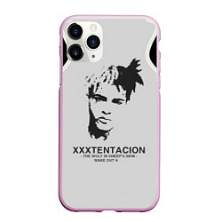 Чехол iPhone 11 Pro матовый XXXTentacion RIP, цвет: 3D-розовый