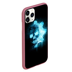 Чехол iPhone 11 Pro матовый Gears of War: Death Shadow, цвет: 3D-малиновый — фото 2