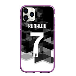 Чехол iPhone 11 Pro матовый CRonaldo 7, цвет: 3D-фиолетовый