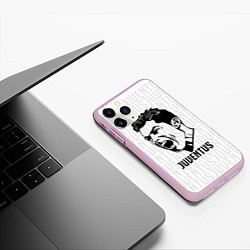 Чехол iPhone 11 Pro матовый Juve Ronaldo, цвет: 3D-розовый — фото 2