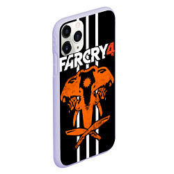 Чехол iPhone 11 Pro матовый Far Cry 4: Orange Elephant, цвет: 3D-светло-сиреневый — фото 2