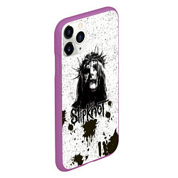 Чехол iPhone 11 Pro матовый Slipknot Demon, цвет: 3D-фиолетовый — фото 2
