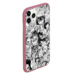 Чехол iPhone 11 Pro матовый AHEGAO, цвет: 3D-малиновый — фото 2