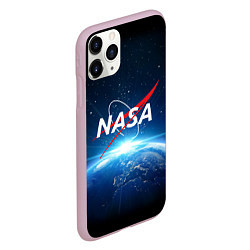 Чехол iPhone 11 Pro матовый NASA: Sunrise Earth, цвет: 3D-розовый — фото 2