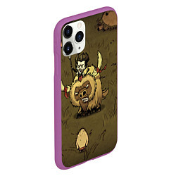 Чехол iPhone 11 Pro матовый Wild Wilson, цвет: 3D-фиолетовый — фото 2